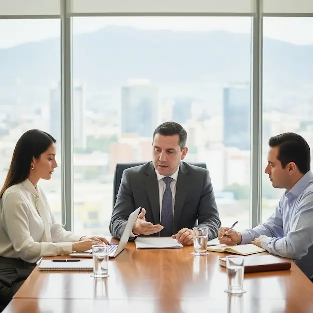 El equipo de ARm Laboral en una reunión estratégica.